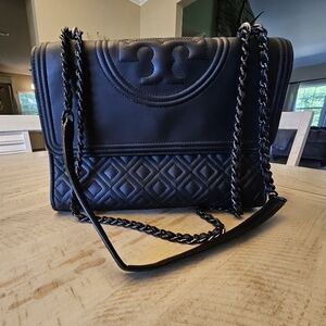 Tory Burch Fleming Matte Black bag